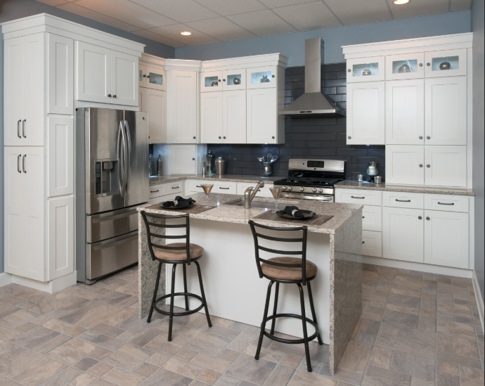 White Shaker Display Door